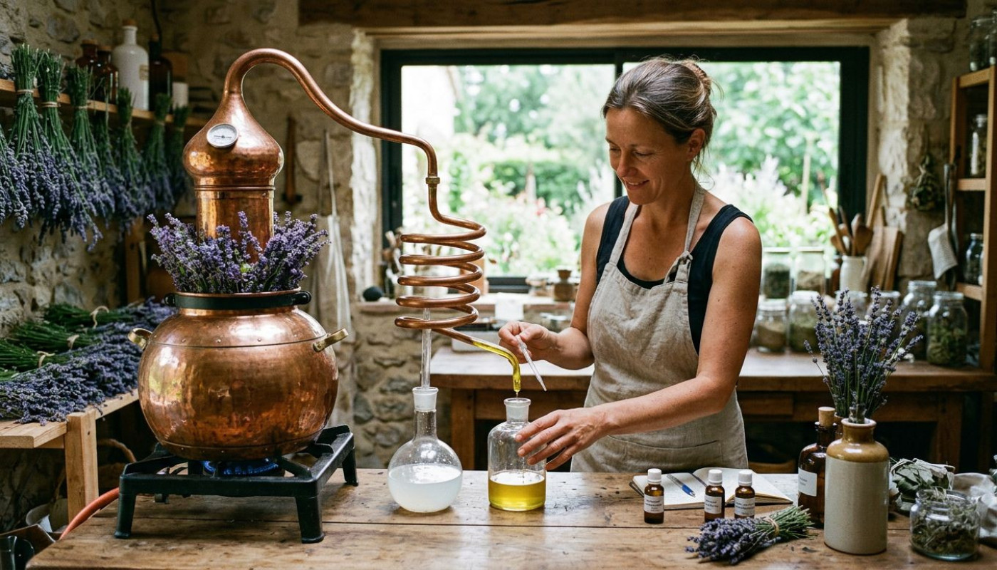 La distillation au service de la pureté des extraits végétaux