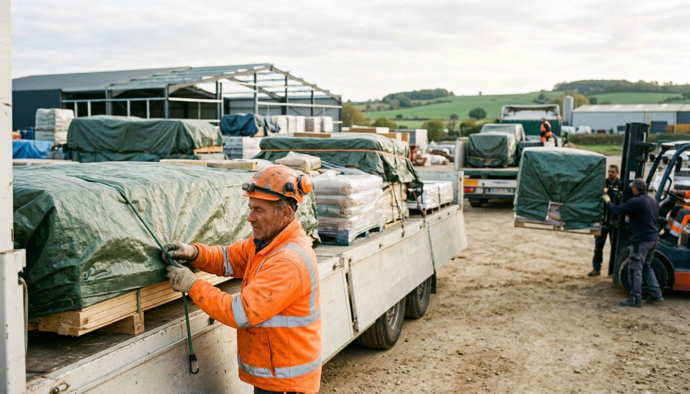 Quand la bâche devient un atout pour la logistique des matériaux